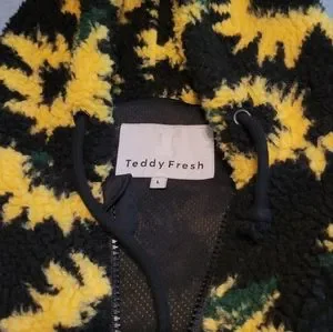 Teddy Fresh Jackets Coats Teddy Fresh Sunflower Sherpa Hoodie Poshmark